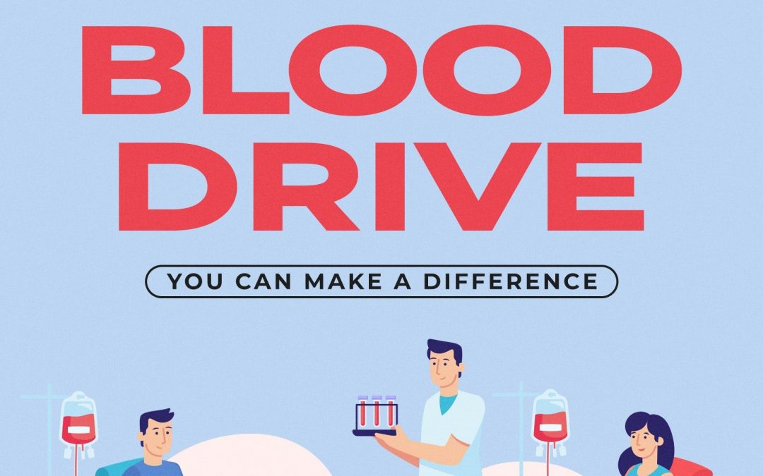 Blood Drive Friendly Group Illustration – Title